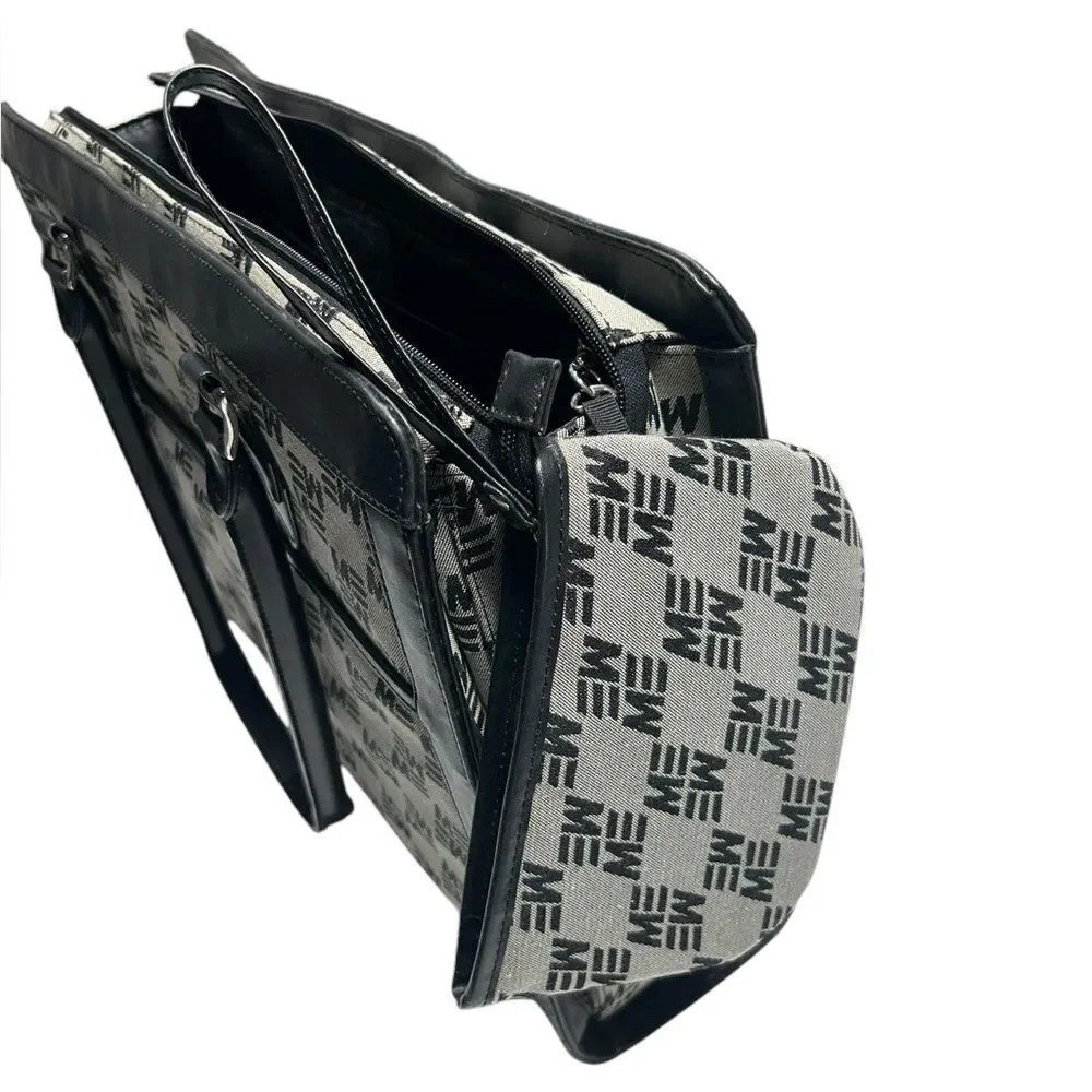 Mobile Edge Large Geneva Jacquard Laptop Tote Bag Pockets Storage Carrying Case